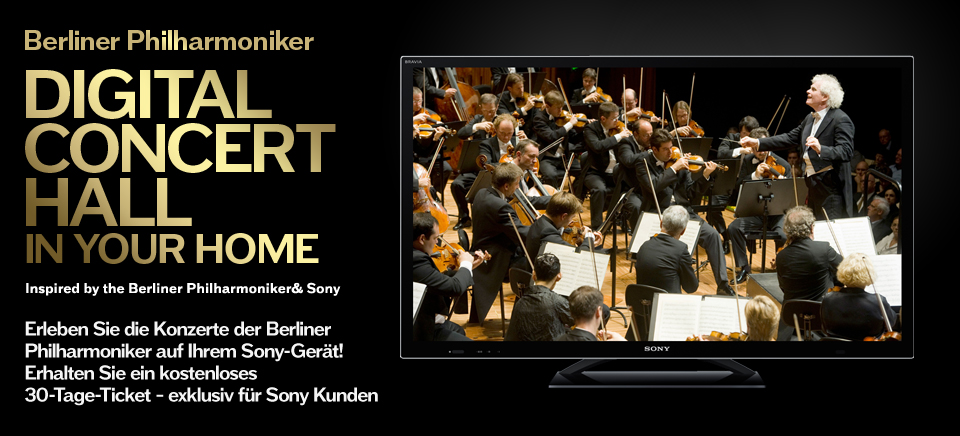 Berliner Philharmoniker DIGITAL CONCERT HALL in YOUR HOME