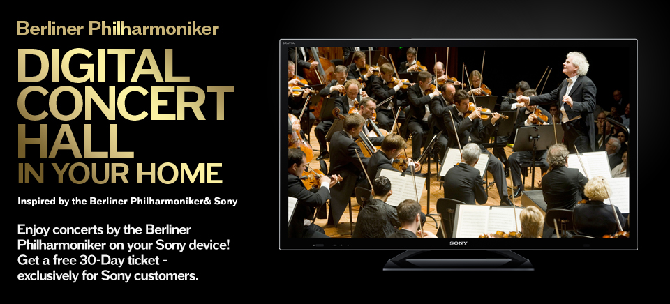 Berliner Philharmoniker DIGITAL CONCERT HALL in YOUR HOME