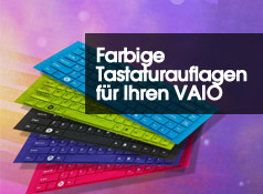 Farbige Tastaturauflagen für Ihren VAIO