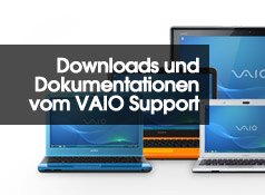 Downloads und Dokumentationen vom VAIO Support