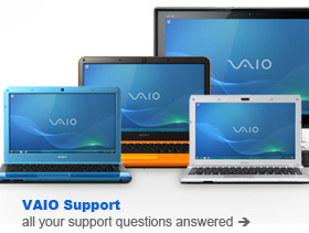 Get downloads and documentation from VAIO Support